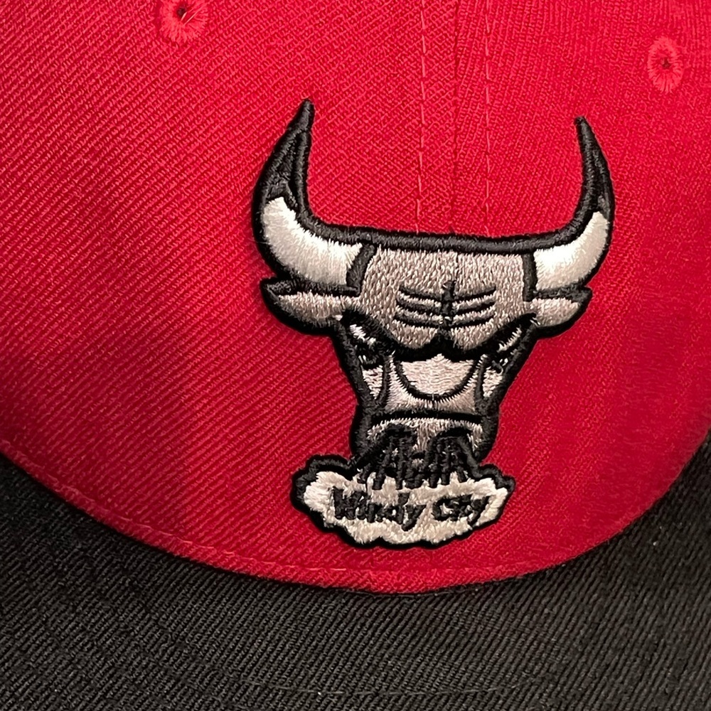 Vintage Chicago Bulls Hardwood Classics New Era SnapBack Hat Sz7 1/4 - Picture 14 of 15